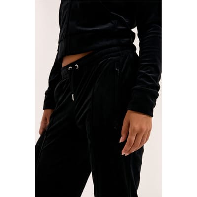 Juicy Couture Tina Outline Trackpant With Diamante Br ZWART - Maat S