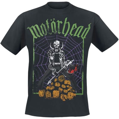 Motörhead T-shirt - Halloween Pumkin Axe - S tot XL - voor Mannen - zwart