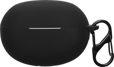 kwmobile cover voor oordopjes case - geschikt voor Realme Buds Air 6 Pro - Trendy beschermhoes draadloze oordopjes in zwart