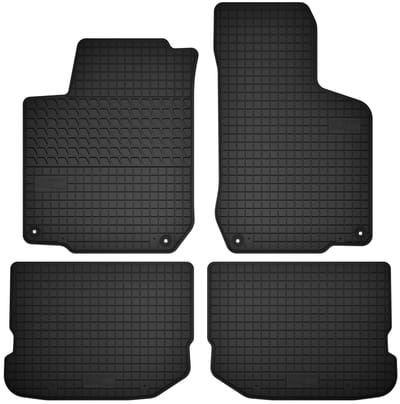 set rubberen matten voor: Volkswagen Golf IV hatchback, stationwagen, variant (van 1997 tot 2006)