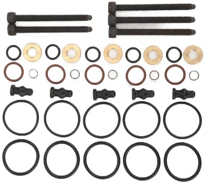 Dailygoods- Brandstofinjector Afdichtingen Kit - Vervanging 5 Bouten - 35 Stuks - Voor 2.5TDI R5 128kw 174hp - OEM 038198051B - Materiaal IJzer - Pakkingset