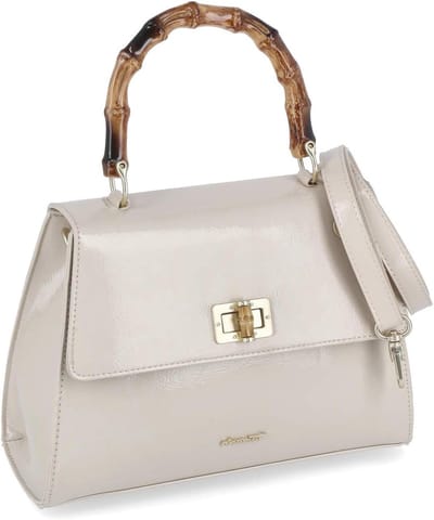 Schoudertas Dames - Handtas Mix Look - Dagelijks Gebruik - Mix Materiaal Design - 10 x 25 x 19 cm