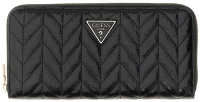GUESS portemonnee Cheryl SLG Zip Around Wallet Black zwart