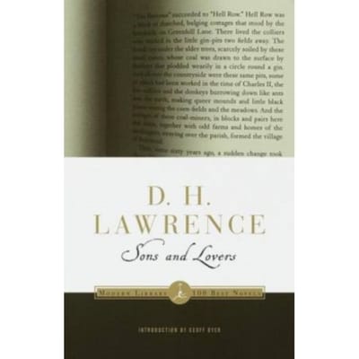 Sons And Lovers - Modern Library 100 Best Novels - D.H. Lawrence