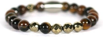 IbizaMen KIDS - pyrite  tijgeroog 6mm - 16cm