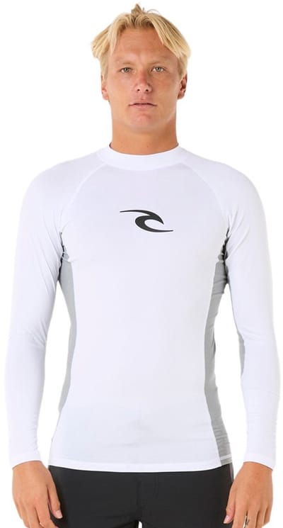 Rip Curl Waves Upf Perf Rash Guard Met Lange Mouwen Wit XS Man