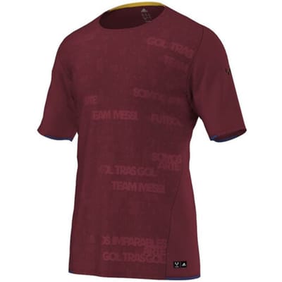 Adidas AdiZero F50 Messi TRG Heren Burgundy T-Shirt