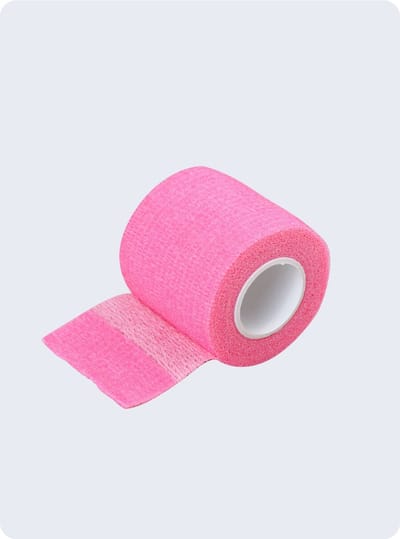 Adhesive Grip Bandage Pink – 1 Self-Adhesive Wrap for Tattoo & PMU Machines