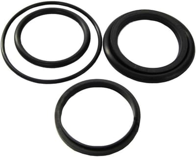 Demper Service Kit - Luchtbus Onderhoud - Fietsreparatie - Rubberen Afdichtingen - 3x3x0.8 cm - Zwart