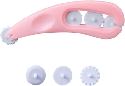 Dailygoods- Snijwiel Gedegradeerd Golvend - Gebak Snijder - Randen Decorateur - Fondant Mallen - Taarten Decoratie - Kwaliteitsgereedschap - Bakgereedschap