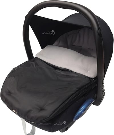 Autostoel Voetenzak - Baby slaapzak - Comfortabel Reizen - Universeel Model - 48 x 35 cm - Grijs