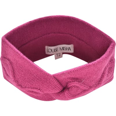 Louise Misha Headband Sidony Raspberry Size: 3-6M | Accessories Outlet | Unisex | Roze