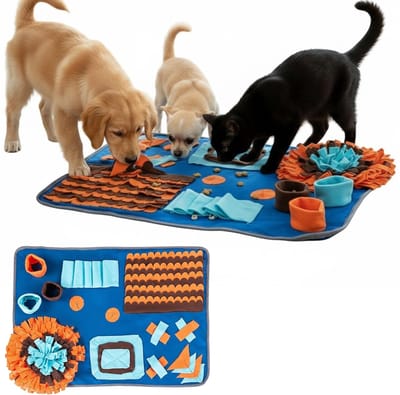 Lomera Snuffelmat Voor Honden - Honden Speelmat - Huisdierenmat Met Spellen - Antislip Onderkant - Direct Klaar Voor Gebruik - Honden Speelgoed - Training En Beloning