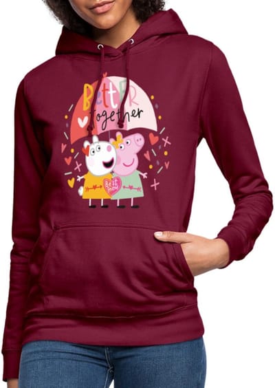 Peppa Pig En Suzy Sheep Better Together Hoodie Dames