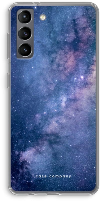 Hoesje geschikt voor Samsung Galaxy S21 hoesje - Nebula - Soft Cover Telefoonhoesje - Bescherming aan alle Kanten en Schermrand