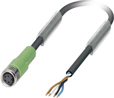 Phoenix Contact 1681855 Sensor/actuator connector, geassembleerd M8 Aantal polen: 4 Bus, recht 3.00 m 1 stuk(s)