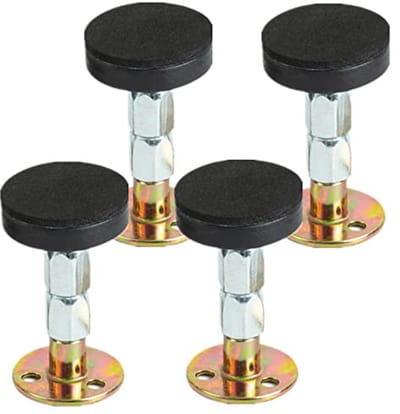 Verstelbaar Bedframe Stabilizer Set - 4-pack voor Kamerwanden, Hoofdeinde Stoppers en Anti-Schudgereedschap