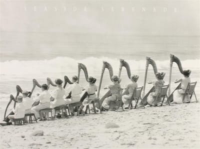 Poster - Seaside Serenade - Keystone - Zwart/Wit - Fotografie - Jaren 80