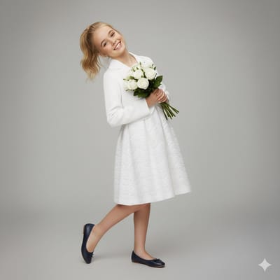 La V elegante kant jurk met mouwloze Wit 170