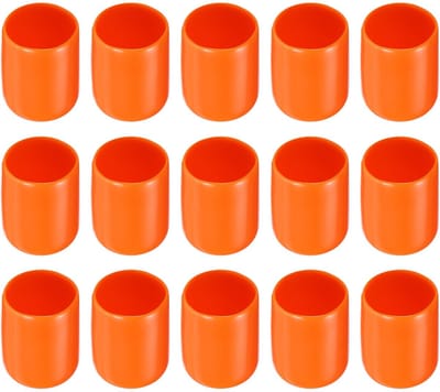 Dailygoods- Schroefdraad Protector Rubberen Eindkappen - 20 Pack - 5/8" (16mm) ID - Roestpreventie - Stofisolatie - Slijtvast Rubber - Eindkap