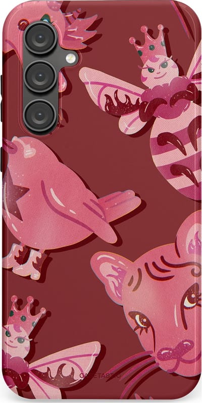 Casetastic Hoesje Geschikt voor Samsung S23 FE - Stijlvolle Beschermende Duo-layer Case - Luxe dieren