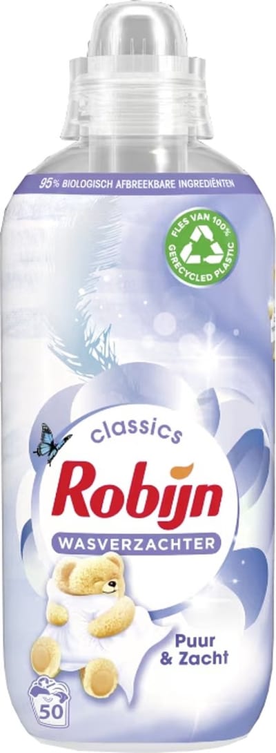 Robijn Classics - Wasverzachter - Puur & Zacht - 50 Wasbeurten