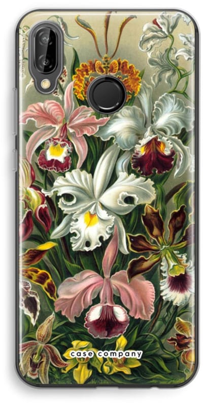 Case Company® - Hoesje geschikt voor Huawei P20 Lite hoesje - Haeckel Orchidae - Soft Cover Telefoonhoesje - Bescherming aan alle Kanten en Schermrand