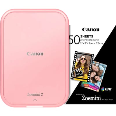Canon Zoemini 2 Roze + 50 vellen fotopapier