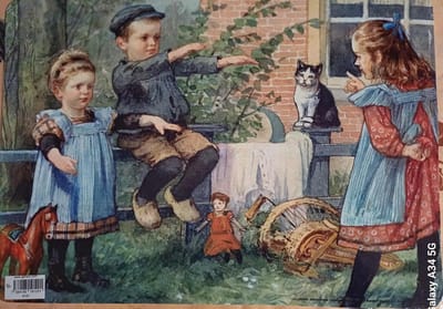 Geharo Placemat Ot en Sien De Wijze Poes – 29 x 41,5 cm Kunststof