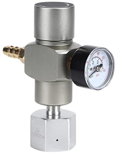 Allecto - Pissente 2-in-1 Co2 Gas Regulator met Adapter Mini Soda