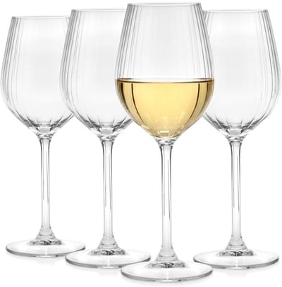Wijnglazen Glas 380 ml 4 stuks - Wijnglas - Set - Wijn