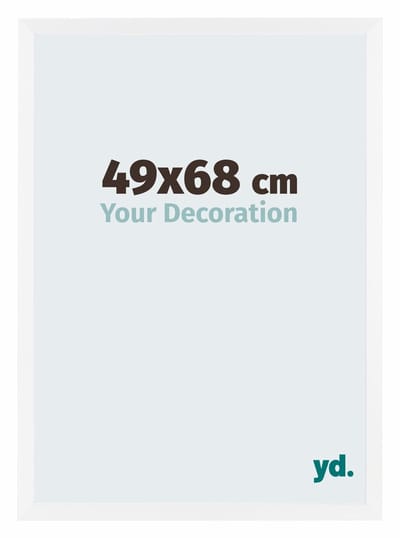Your Decoration - Fotolijst 49x68 cm - MDF - Wit Mat - Catania