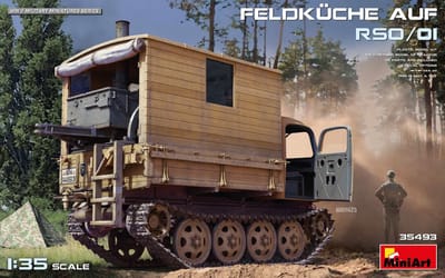 MiniArt Modelbouwpakket Militaire voertuigen - 35493 Steyr RSO - Veldkeuken op RSO/01 - Duits Militair Rupsvoertuig - Truck Plastic - 1:35 - Modelbouw