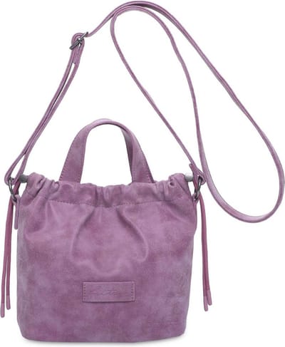 Fritzi aus Preußen Schoudertas Poppi03 Vintage Crossbody Bag Dusty Lilac Paars