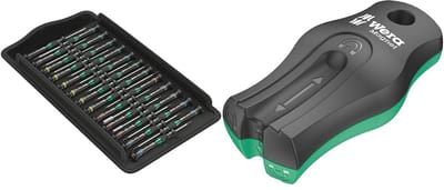 25-delige kruiskopschroevendraaierset + magnetiseer- en demagnetiseerapparaat met opbergkoffertje