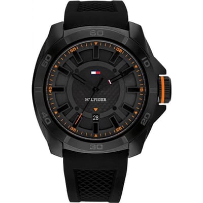 Tommy Hilfiger Windsurf 1792137 Horloge - Siliconen - Zwart - Ø 48 mm