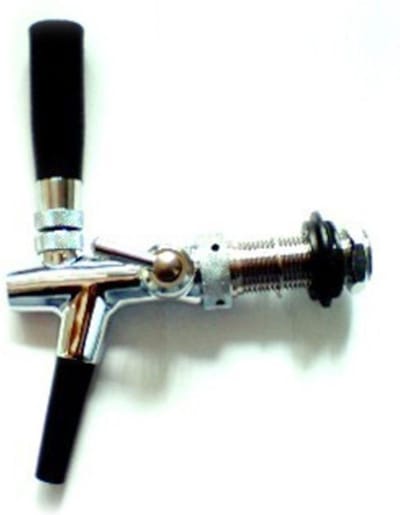 Tapkraan bierkraan compensatorkraan zelfsluitend - versie 10 mm, verguld, 35 mm