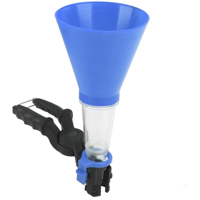 Kit d'entonnoir d'huile moteur 3 pièces Universel Antistatique Anticorrosion Outil à main pour automobile bleu