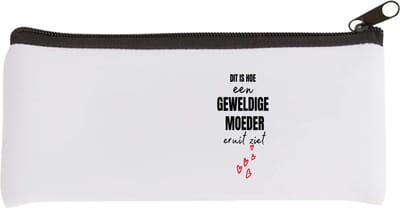 Akyol - dit is hoe een geweldige moeder eruit ziet Etui - Moeder - mama - moederdag - cadeau - verjaardag - geweldige - 20 bij 9 cm