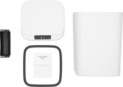 Sensor Vuilnisemmer - Elektrische Afvalemmer - Hygiënisch Werken - Contactloze Opening - 16 Liter - Wit