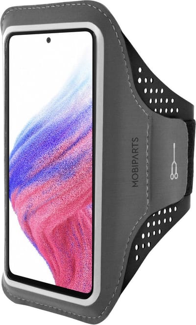 Hardloop Sportarmband geschikt voor Samsung Galaxy A52s 5G - Zwart - Mobiparts
