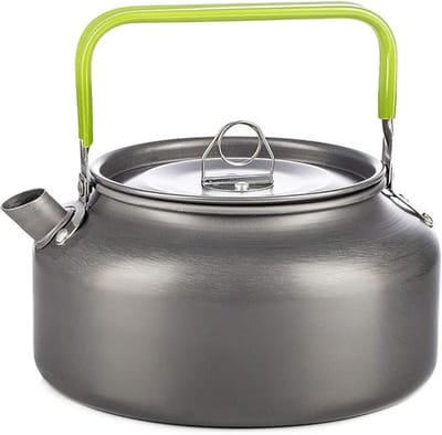 REN® Waterkoker camping - Waterkoker klein - Waterkoker reis - Zilver - 17cm x 17cm x 10cm