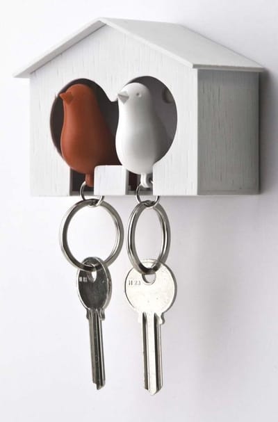 Qualy Sparrow Duo Sleutelhanger - Rood