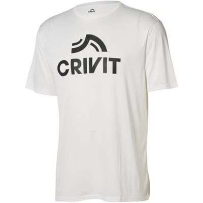 CRIVIT Heren sportshirt (Wit, M)