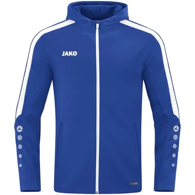 Jako Power Jas Met Kap Heren - Royal | Maat: 4XL