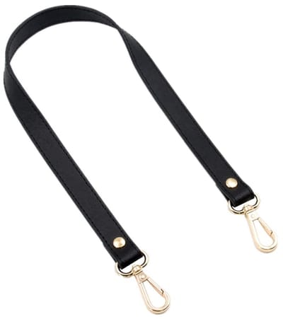 Dailygoods- Portemonnee Band Vervanging - Schouderband voor Tas - Tassenriem - Leder en Metaal - 1,8x60cm - Gouden Gesp