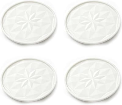 Herbruikbare Deksels - Siliconen Covers - Koelkast Organisatie - Lekvrije Sluiting - Set van 4 - Wit