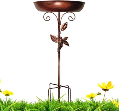 Vintage Badkuip - Decoratieve Bak - Tuin Decoratie - Weerbestendig IJzer - 26 x 26 x 10 cm - Metaal