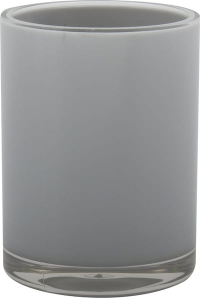 MSV MANIHI Tandenborstelhouder – Borstelhouder Tumbler Badkamer – Badkamer Accessoires Set – Grijs – 7 x 9,5 cm