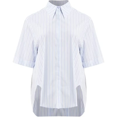 Gestreepte popeline blouse dames Mat Fashion
